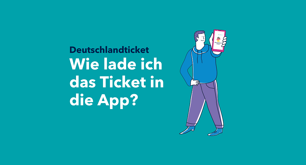Deutschlandticket in die NAH.SHApp laden NAH.SH