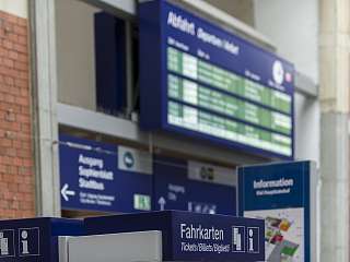 Bahnhofsanzeige
