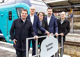 Start der Akkuzüge bei der Nordbahn
