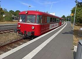 Schienenbus in Süderbrarup