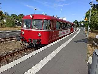 Schienenbus in Süderbrarup