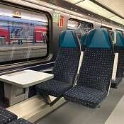 Sitzplätze im Zug