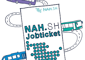 Das Jobticket von NAH.SH für Bahn und Bus