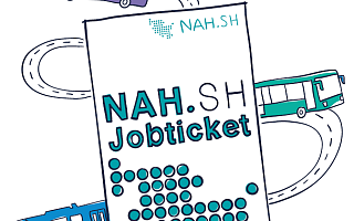 Das Jobticket von NAH.SH für Bahn und Bus