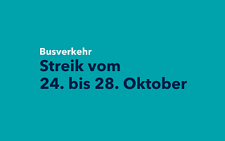 Streik im Busverkehr vom 24. bis 28. Oktober