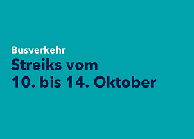 Streiks im Busverkehr vom 10. bis 14. Oktober