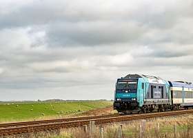 Marschbahn auf Gleisen