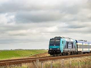 Marschbahn auf Gleisen
