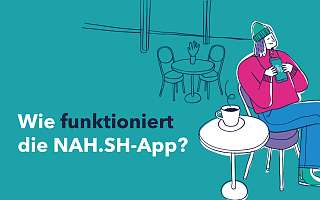Schriftzug: Wie funktioniert die NAH.SH App?