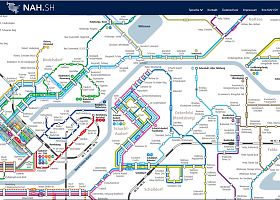 Liniennetzplan Rendsburg schematische Darstellung