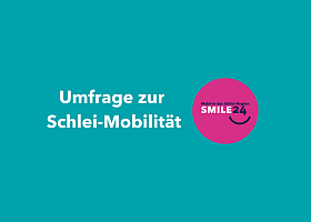 Schriftzug: Umfrage zur Schlei-Mobilität