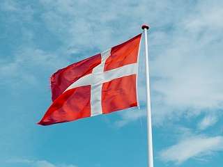 Dänische Flagge Dänische Flagge