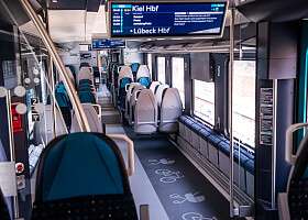 Innenansicht Akkuzug