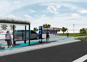 Zukunftsvision der Mobilitätsstation in Twedt