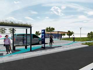 Zukunftsvision der Mobilitätsstation in Twedt