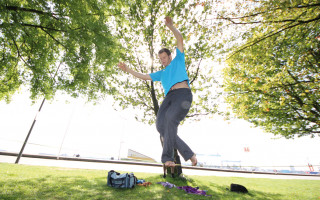 „Slacken ist wie Fahrradfahren“ 1