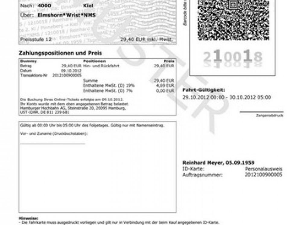 startet am 30. Oktober NAH.SH