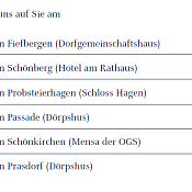 Informationsabende-Kiel-Schoenberger-Strand.png Plakat zu Informationsabenden für die Strecke Kiel-Schoenberger-Strand