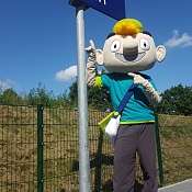Nahbert an der Haltestelle Oppendorf