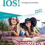los! Titelblatt mit zwei Frauen auf einer Decke