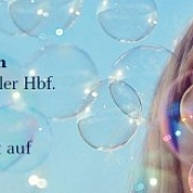 los! Magazin Titelblatt, Frau pustet Seifenblasen