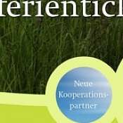 Bild mit grüner Wiese und dem Schriftzug: Sommerferienticket, drunter Infos zur Gültigkeit