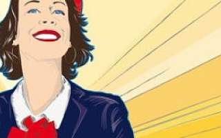 Eine strahlende Frau als Comic Zeichnung mit goldenem Hintergrund