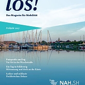 los! Titelblatt mit Blick auf Schleswiger Hafen
